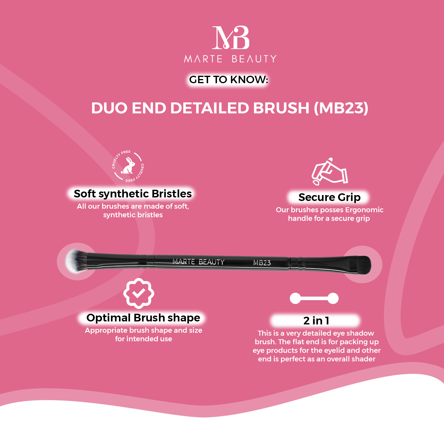 MB23 Duo End Detailed Eye Bru