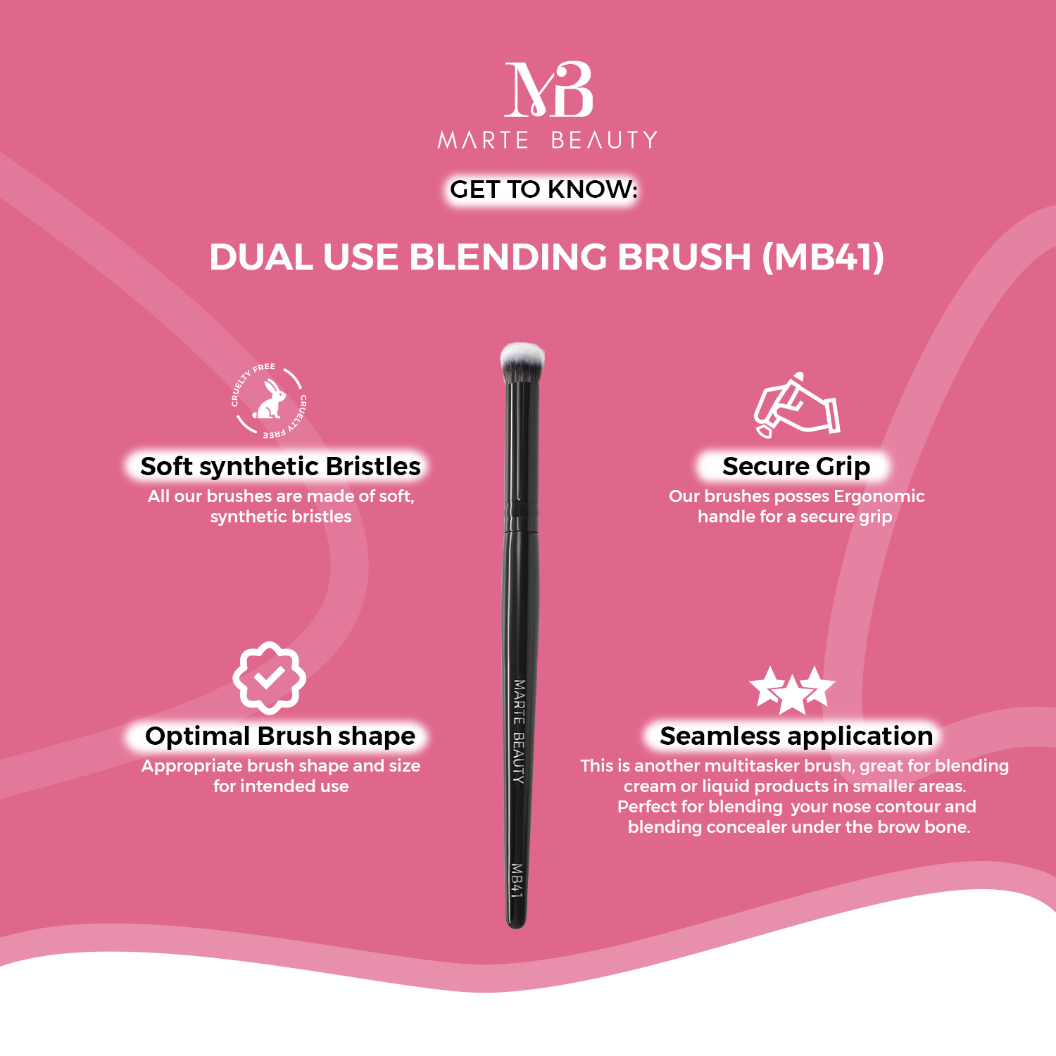MB41- Dual use blending Brush