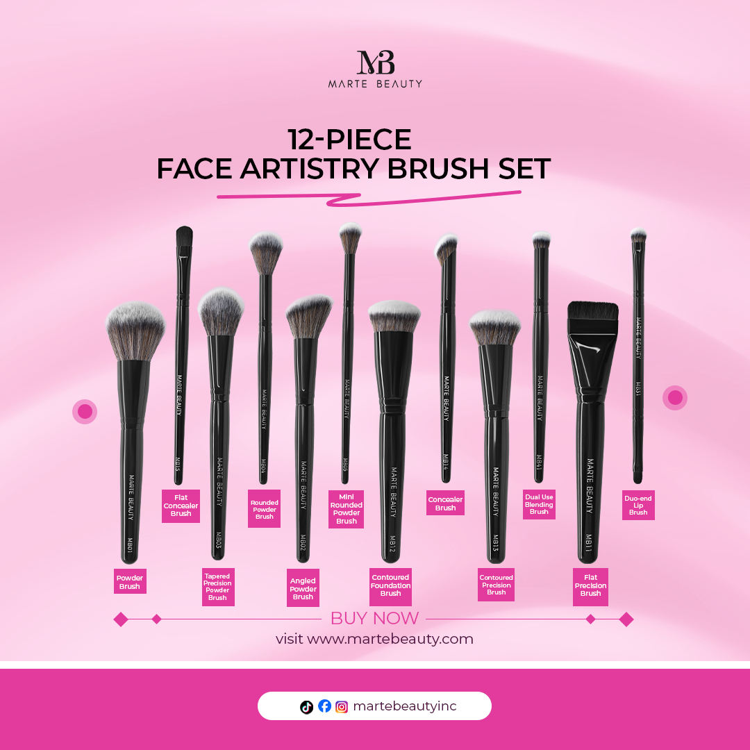 12-Piece Face Artistry Brush Set