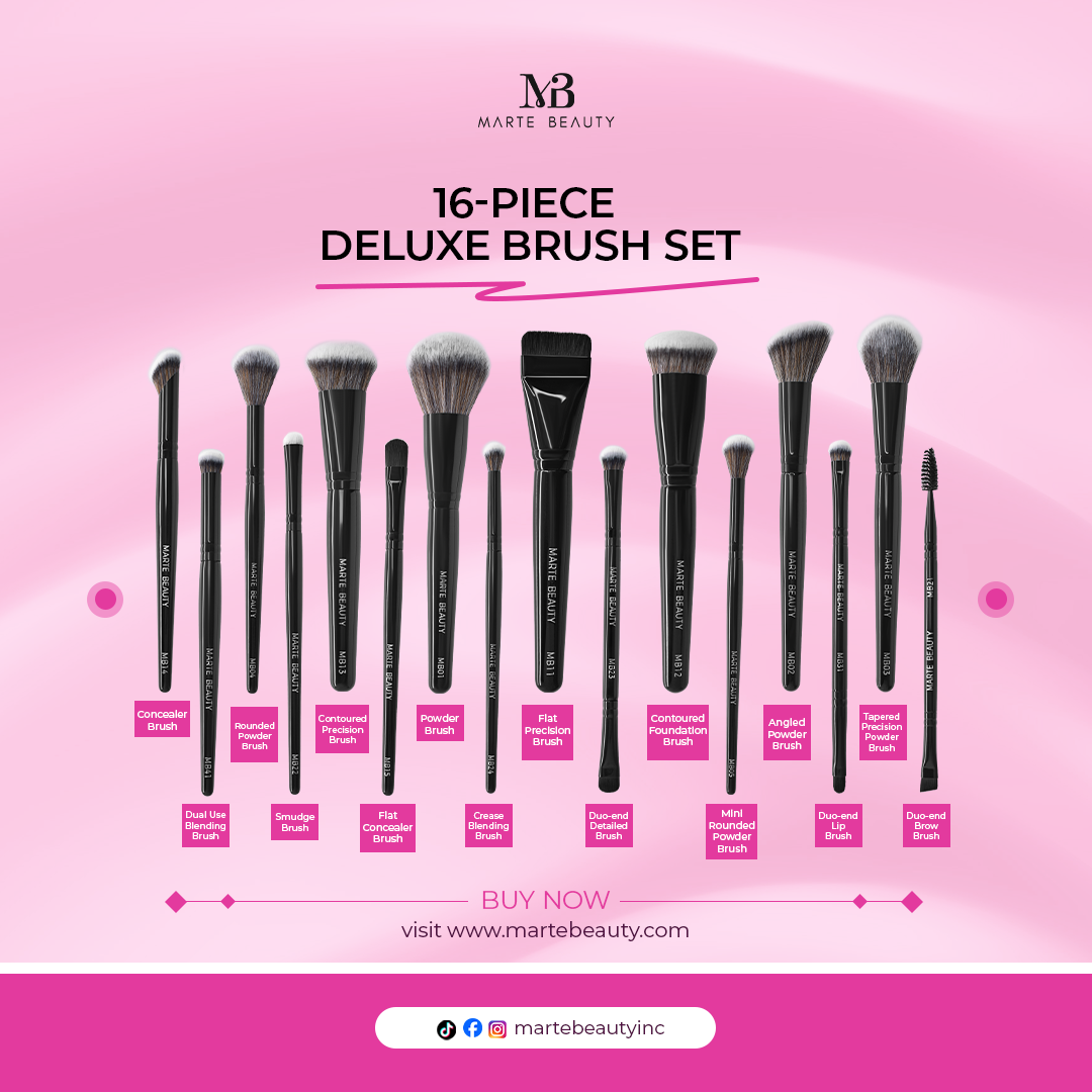 16-Piece Deluxe Brush Set